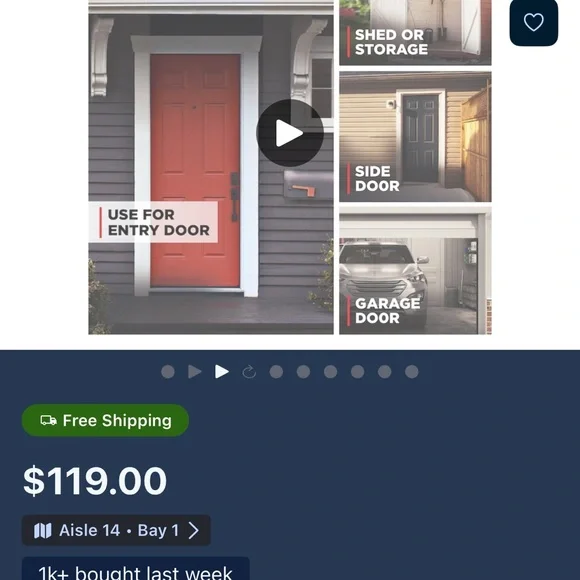 Kwikset SmartCode 270 Electronic Lock - Black - Picture 4 of 8